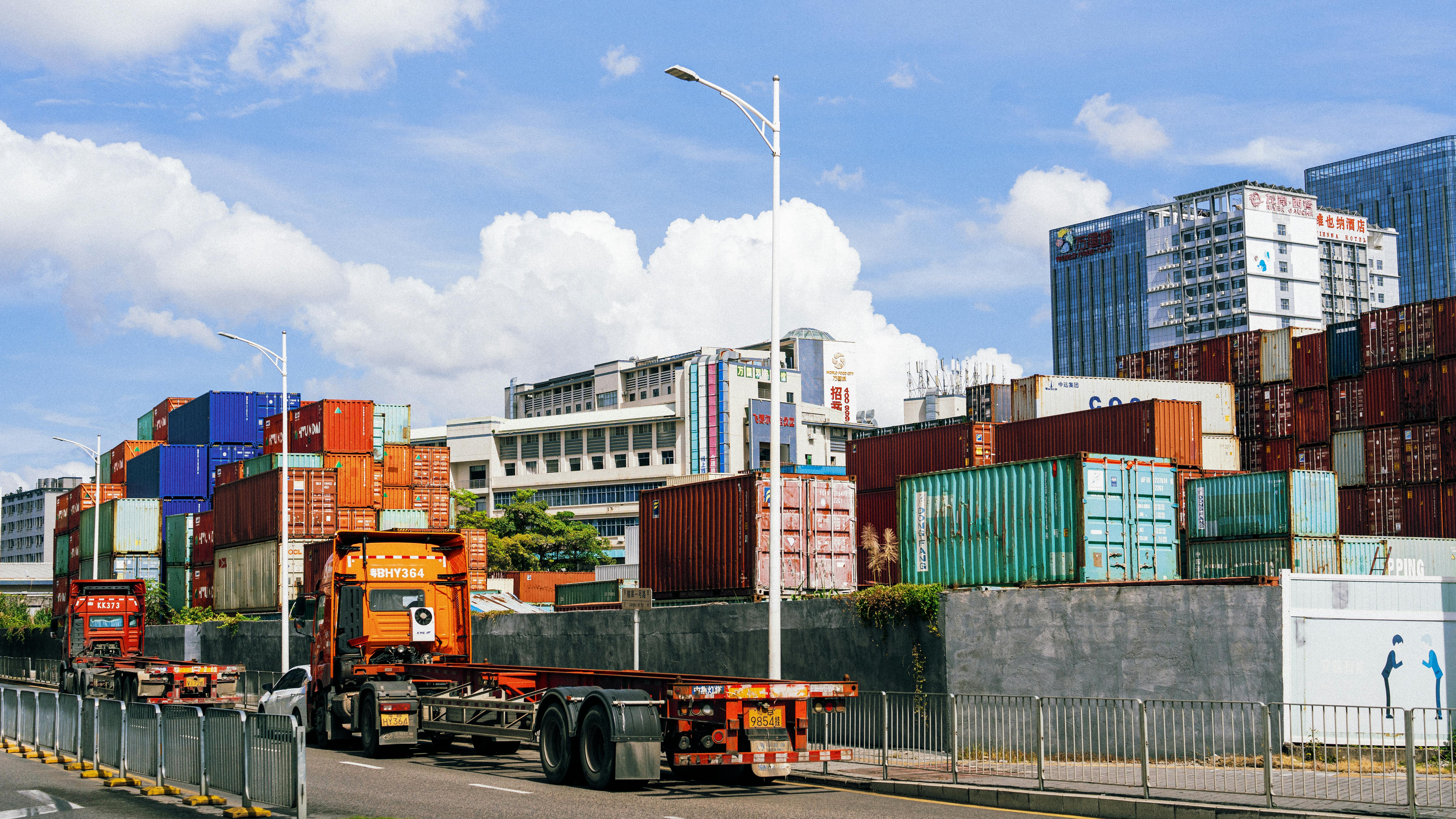 Modern freight transportation fleet